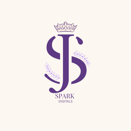 brown cream minimalist s j initial wedding logo